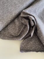 mønstret bomuld grå