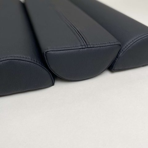 Halv cylinder/rund ryghynde - Design selv (Pris afhænger af valg)