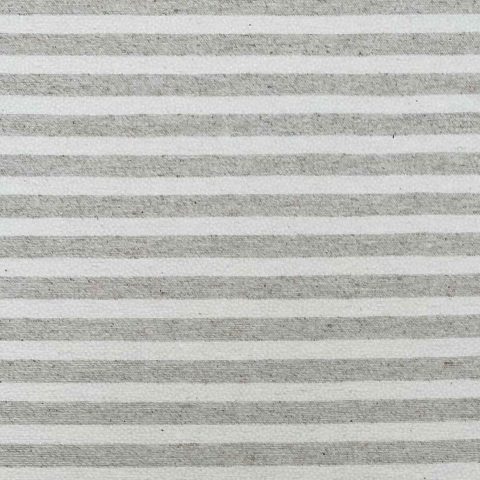 Tekstildug med antislip - Off white/grå striber