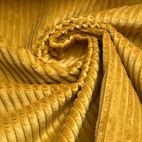 Fluffy - Møbelstof - Smal - Fv. 9 - Mustard